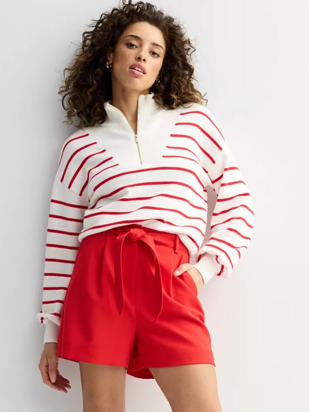 Draper James Women Twill Belted Shorts - Picture 6 of 7
